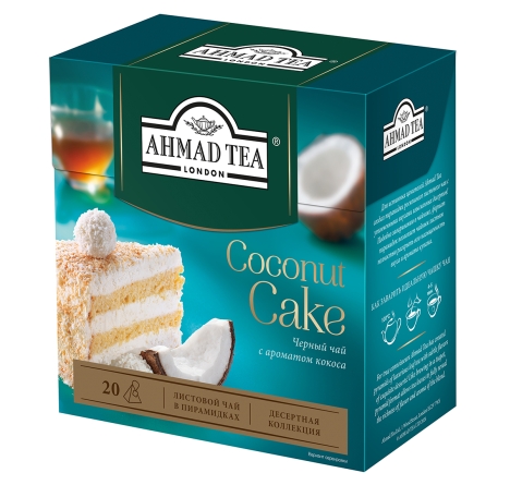 Ahmad черный Кокосовый Торт (Coconut Cake) купить 