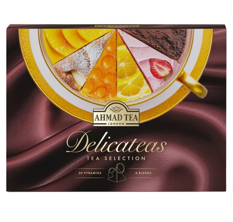 Чайное Ассорти в пирамидках Ahmad Tea Delicateas