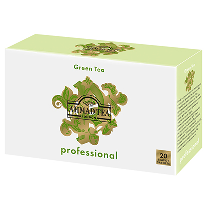 Зеленый чай без кофеина AHMAD TEA Green Tea, в пакетиках 20х1,5 г ...